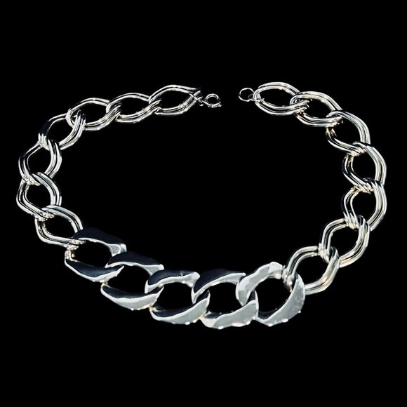 Vintage Gold Tone Chunky Chain Necklace (5104) - Picture 6 of 6